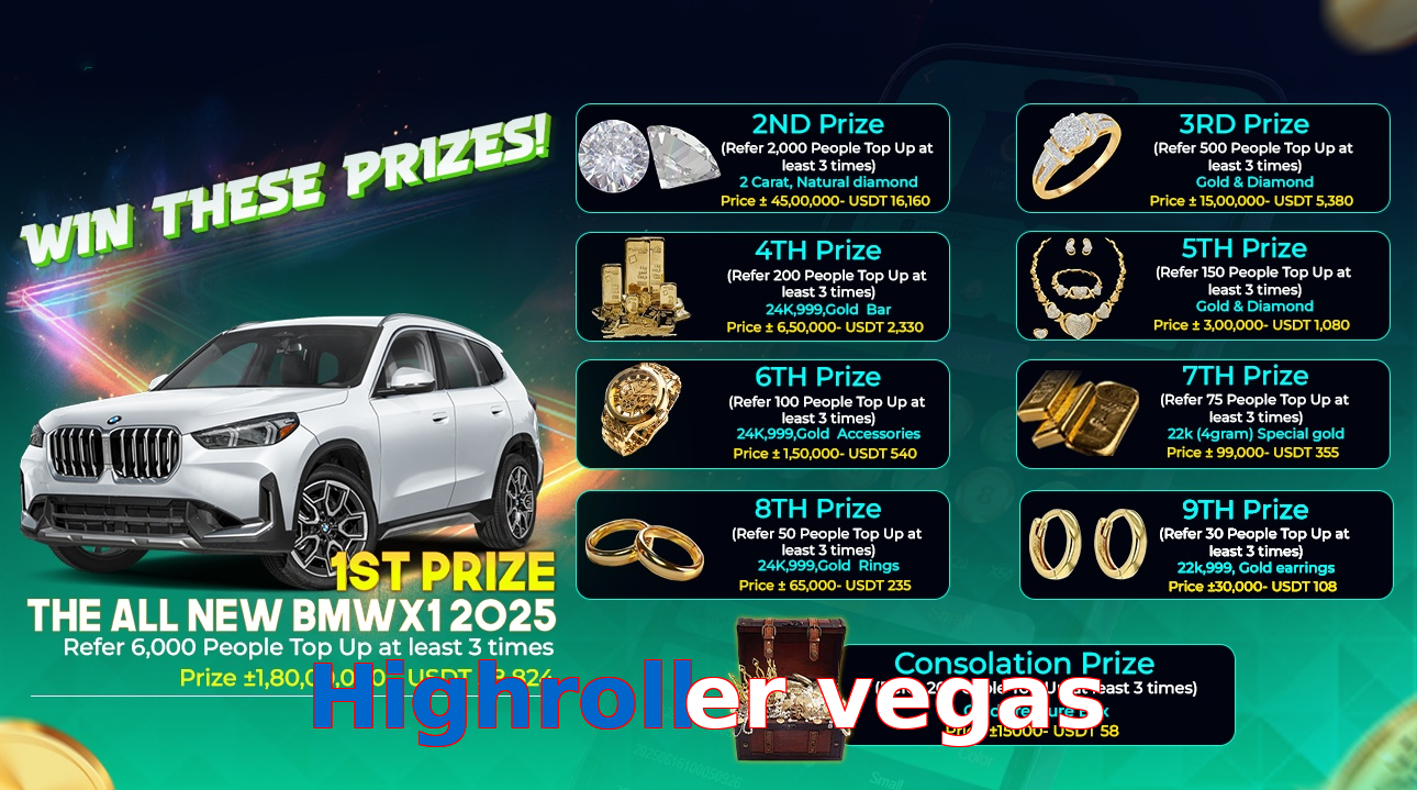 Highroller vegas hero visual